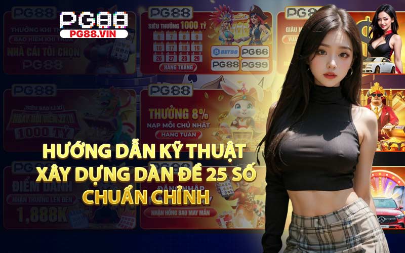Hướng dẫn kỹ thuật xây dựng dàn đề 25 số chuẩn chỉnh